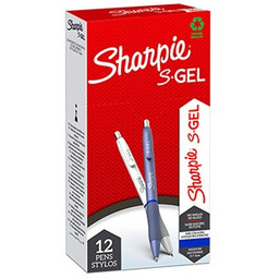 Sharpie 2162641, pióro żelowe S-Gel Fashion, niebieski, 12szt.,