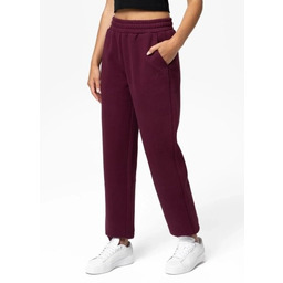 Spodnie dresowe damskie Pit Bull Tulla bordowe M/L
