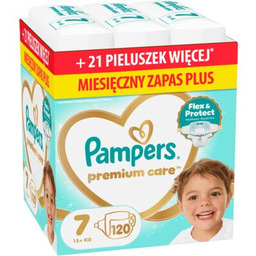 PAMPERS Pieluchy Premium Care 7 (120 szt.)