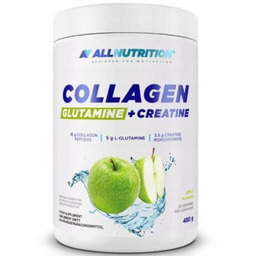 Allnutrition Collagen Glutamine + Creatine Jabłko, 480 g