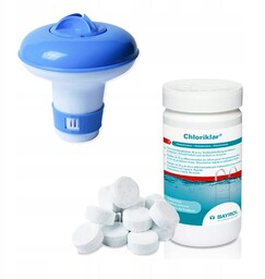 Zestaw Bayrol Chloriklar tabletki chlorowe do basenu 20g