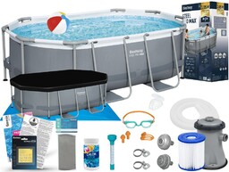 Basen Bestway 305x200x84 Ogrodowy Stelażowy 5614A 15w1
