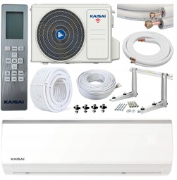 Klimatyzator Kaisai Fly biały 3,5kW wifi pilot zestaw