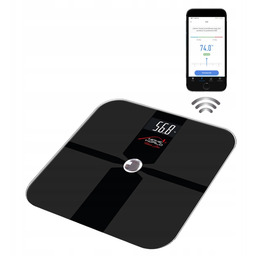 Waga Analityczna Łazienkowa 180kg elektroniczna Bluetooth 12w1 Tech-med