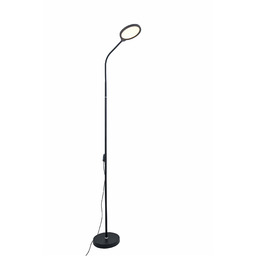 Lampa podłogowa do sypialni CZARNA/BLACK SM-609-BL - Zuma