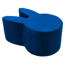 Misioo Pufa 67X30 Cm Królik Granatowy