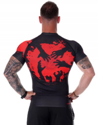 Poundout Rashguard Krótki Rękaw Zombie