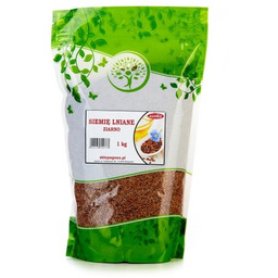 Siemię lniane ziarno 1 kg