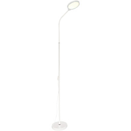 Lampa podłogowa do sypialni BIAŁA/WHITE SM-609-WH - Zuma