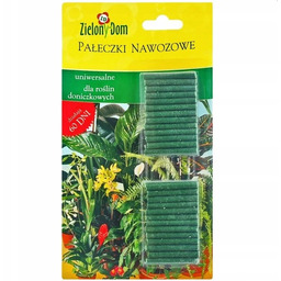 Pałeczki nawozowe uniwersalne dla roślin doniczkowych Zielony Dom