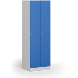 Metalowa szafka ubraniowa S1, 2-drzwiowa, 1850 x 600