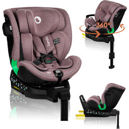 Fotelik samochodowy 40-150cm Obrotowy z Bazą Isofix Montaż