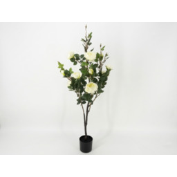 Kwiaty sztuczne w doniczce róże 130 cm