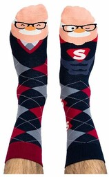 Nanushki Skarpety kolorowe dziadek Super Grandpa Kolor Super