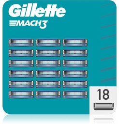 Gillette Mach3 Zapasowe Ostrza 18 Szt.