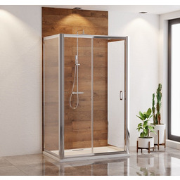 Radaway Premium Plus DWJ+2S kabina przyścienna 90x100x90cm szkło
