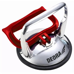 Przyssawka do szyb pojedyncza 123mm, max 50kg, alu