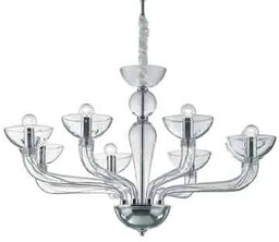 Lampa wisząca nowoczesna CASANOVA SP8 TRASPARENTE 044255 -