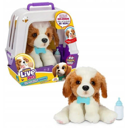 Little Live Pets Piesek Z Transporterkiem Pluszowa Maskotka