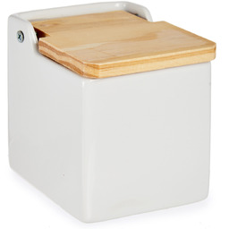 Vessia Pojemnik na sól z pokrywką bambusową