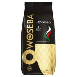 WOSEBA 1kg Espresso Kawa palona ziarnista paczka