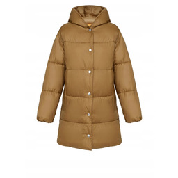 BOSS KURTKA PUCHOWA Z KAPTUREM W KOLORZE BRĄZOWYM