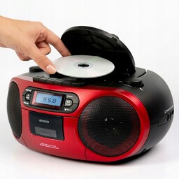 Radioodtwarzacz Boombox Aiwa BBTC-550RD Bt CD Usb Kaseta