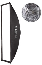 GlareOne SESOFT30X120B - softbox, szybko składany, 30x120cm