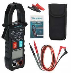 Forscher FS207 Multimetr Cęgowy Miernik Prądu LCD True