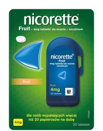 Nicorette Fruit 4 mg Tabletki do ssania