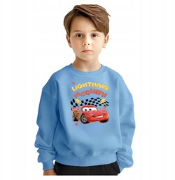 Bluza Dziecięca Młodzieżowa Cars Auta Zygzak Mcqueen 104