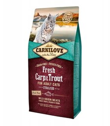 CARNILOVE CAT FRESH CARP&TROUT STERILISED 6kg