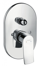 HANSGROHE 31484000 Metris Jednouchwytowa bateria wannowa, podtynkowa Chrom