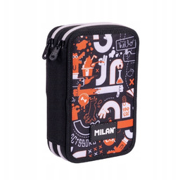 Piórnik 2 komory z wyposażeniem Fingers Milan