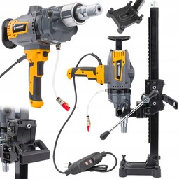 Wiertnica Do Betonu Otwornica Powermat Statyw 2600W Mokro