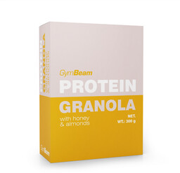 GymBeam Granola Proteinowa z Miodem i Migdałami 5