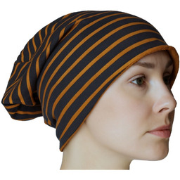 Czapka damska Beanie włoska cienka smerfetka granatowa