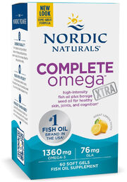 Nordic Naturals Complete Omega Xtra, smak cytrynowy, 60
