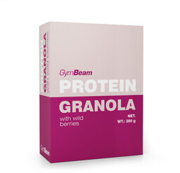 GymBeam Granola Proteinowa z Dzikimi Jagodami 5 x