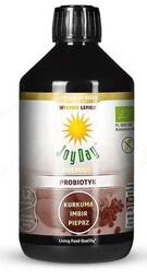 Eko Probiotyk Joy Day, Kurkuma, Imbir, Pieprz, 500ml