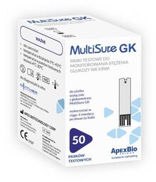 DIATHER MultiSure GK Paski testowe do monitorowania stężenia