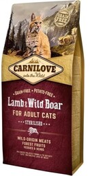 CARNILOVE CAT LAMB&WILD BOAR STERILISED 6kg