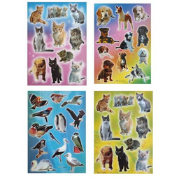 Naklejki obrazkowe D 16x23cm p25 mix cena za