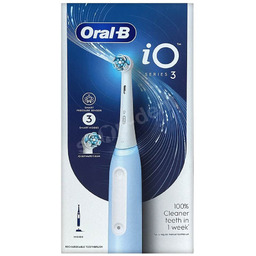 Oral-B iO 3 Ice Blue szczoteczka elektryczna magnetyczna