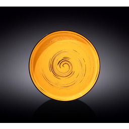 Wilmax WL-669419/A Porcelana okrągły talerz obiadowy, żółty, średnica