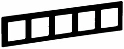 VALENA LIFE - Ramka pięciokrotna CZARNA Legrand 754255