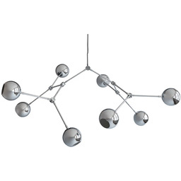 101 COPENHAGEN - Drop Globe Żyrandol Chrom