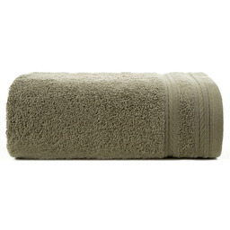 Eurofirany Ręcznik Kely 50x90 10 oliwkowy z ozdobną