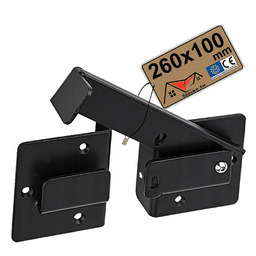 Mocna duża zasuwa dwuskrzydłowa do bram furtek wrot