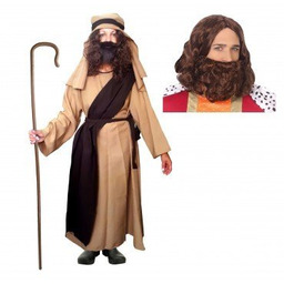 Zestaw Strój Józef z Peruką dla dorosłych uniwersalny
